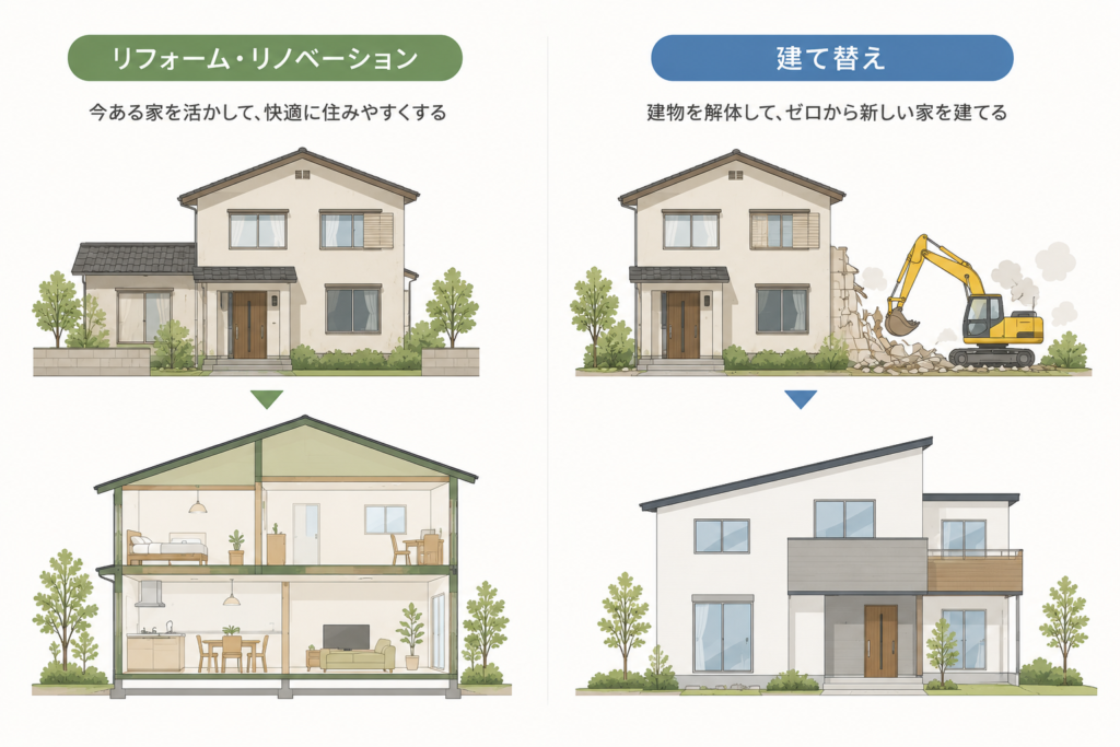 建て替え・リノベーション？